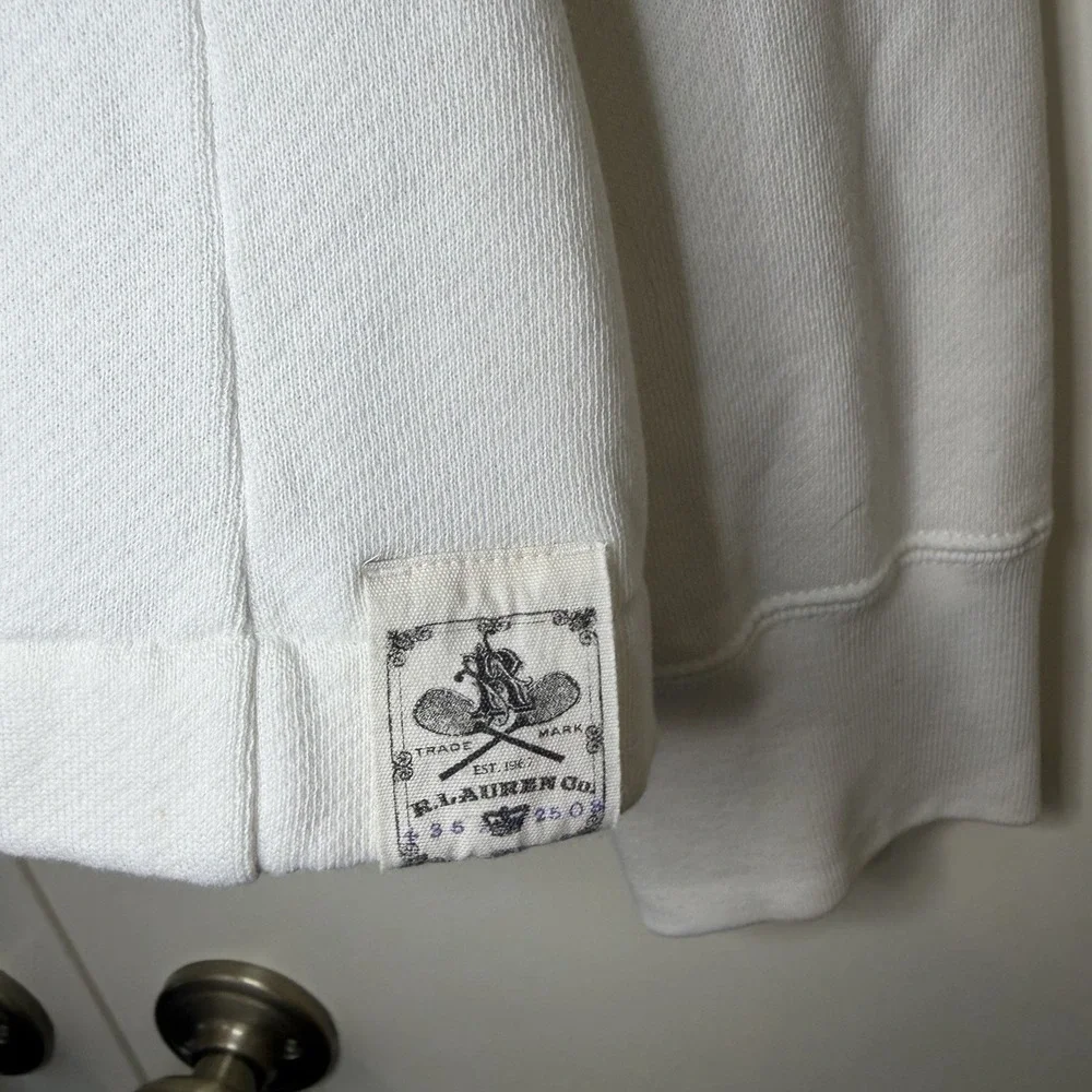 Cream Polo Ralph Lauren‎ Cardigan Sweater Tennis